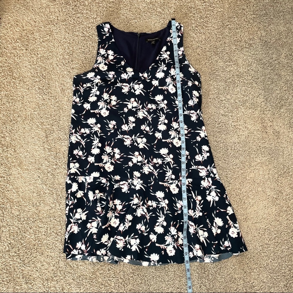 Banana Republic Sleeveless V Neck Dress Navy Size 10 - Picture 8 of 11